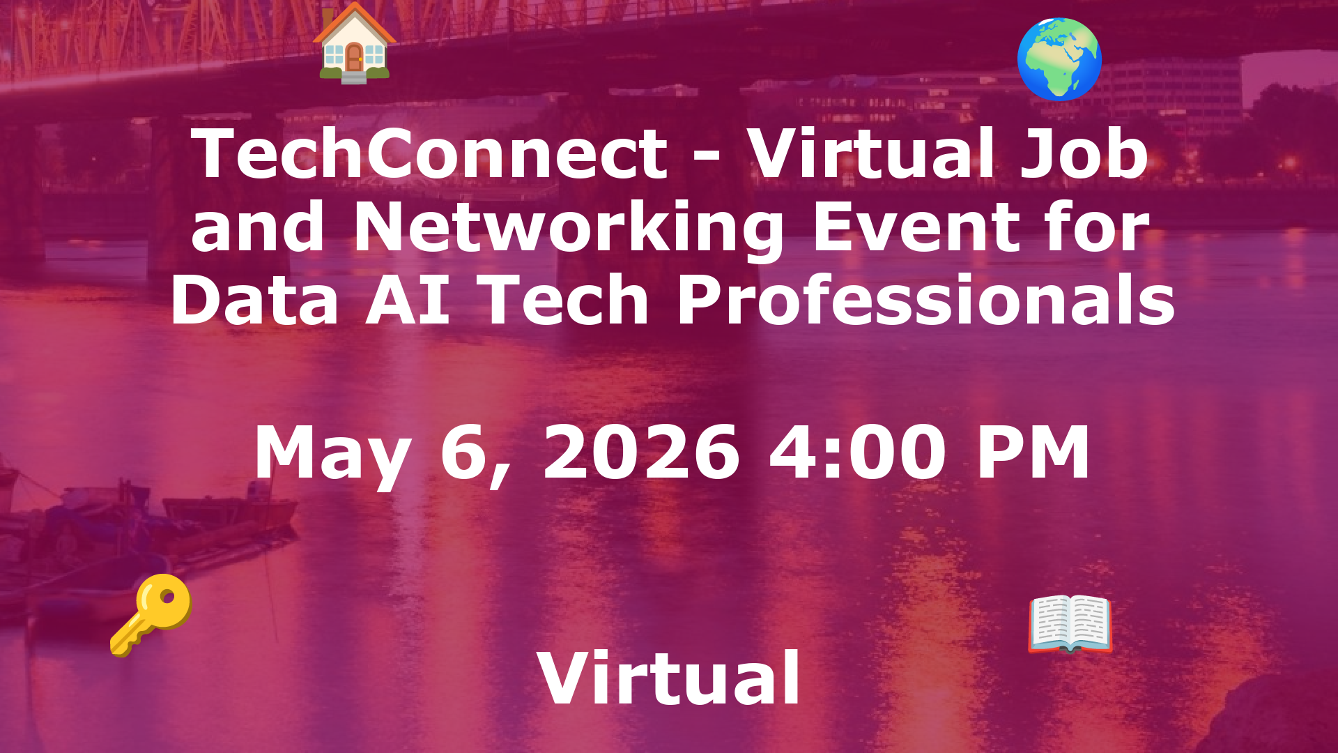 TechConnect - Virtual Job and Networking Event for Data AI Tech Professionals event image